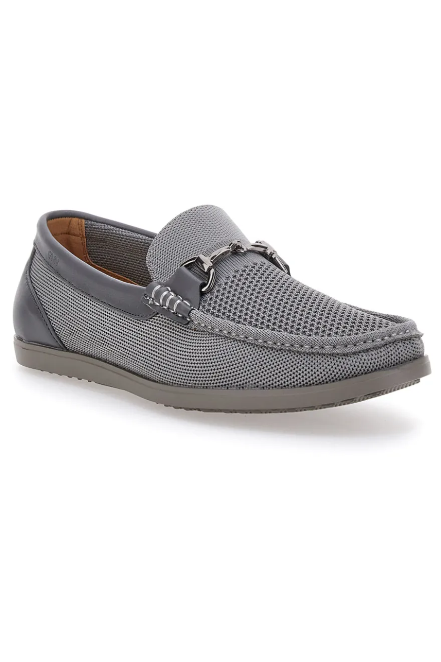 Mocassino Grigio con Morsetto GMV 155