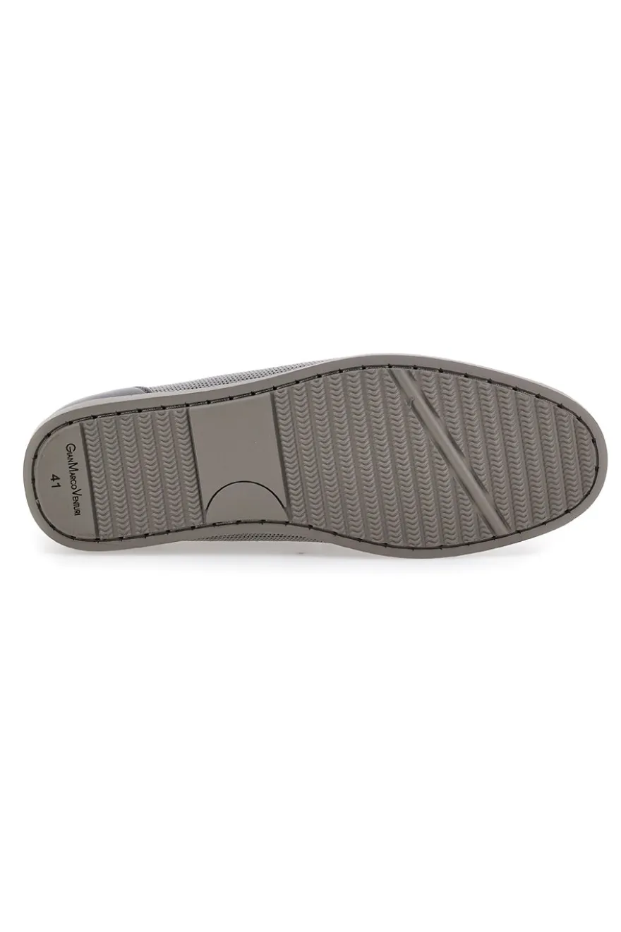Mocassino Grigio con Morsetto GMV 155