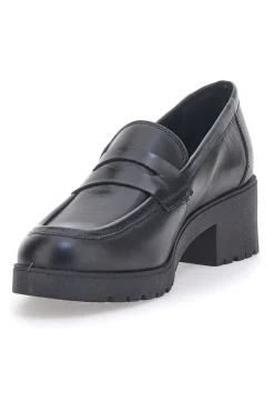 Mocassino in Pelle Nera Pittarello Glam 85035
