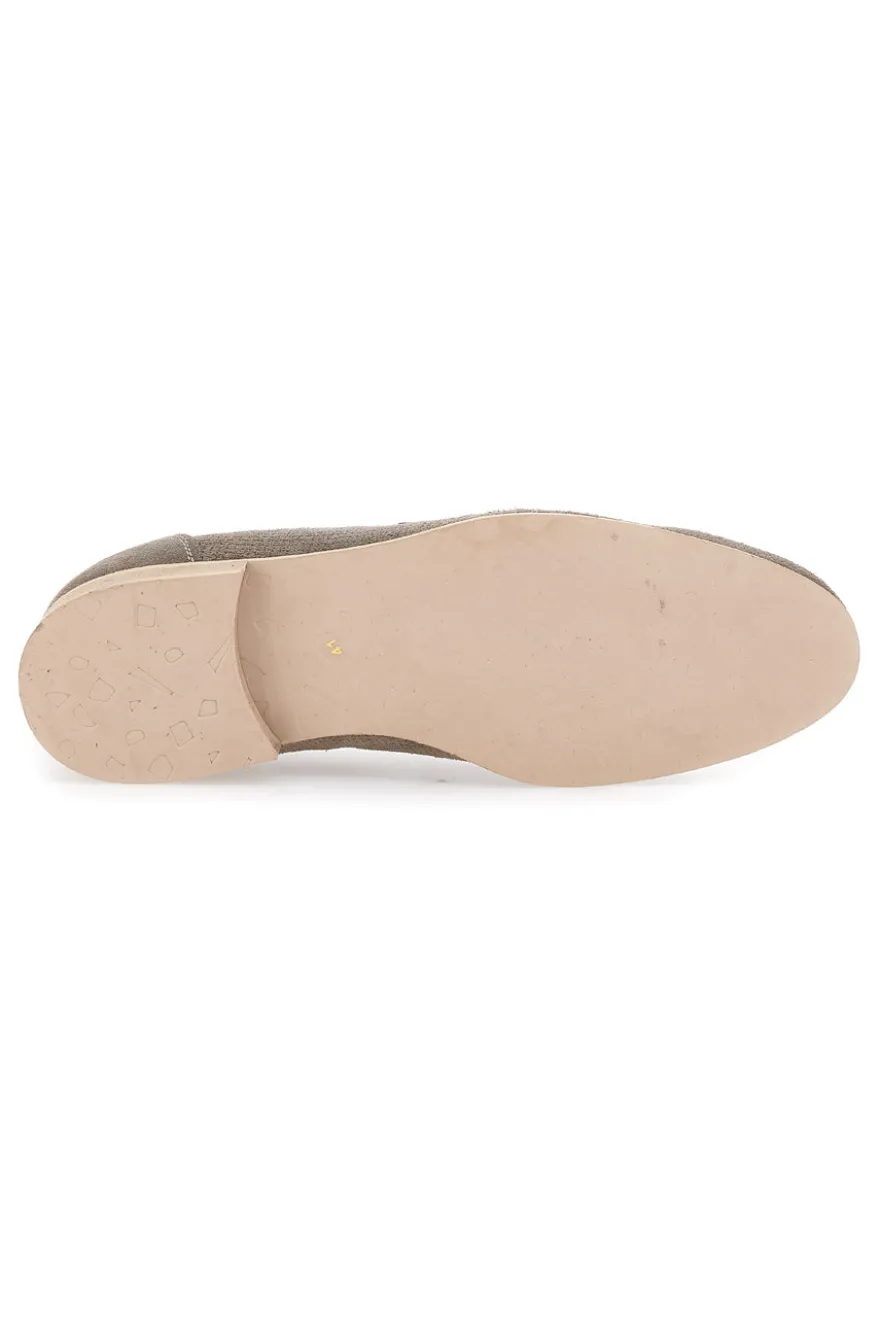 Mocassino in Pelle Scamosciata Beige PITTARELLO 1131