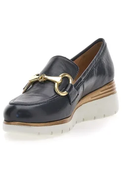 Mocassino in Vera Pelle blu con dettaglio PITTARELLO CLASS 5090