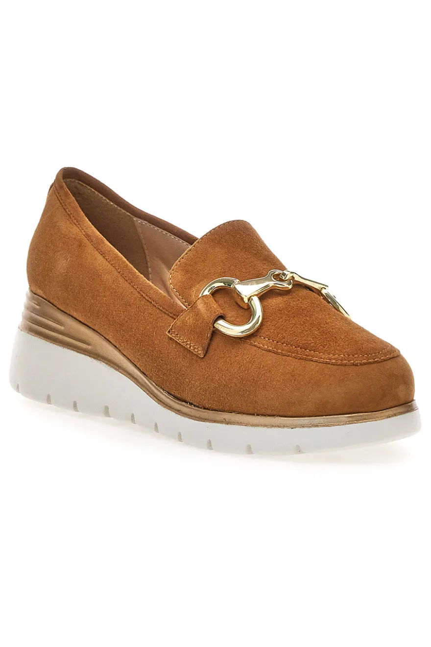 Mocassino in Vera Pelle Marrone Scamosciato PITTARELLO CLASS 4930