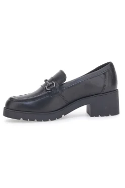 Mocassino in Vera Pelle Nera Pittarello Glam 85105