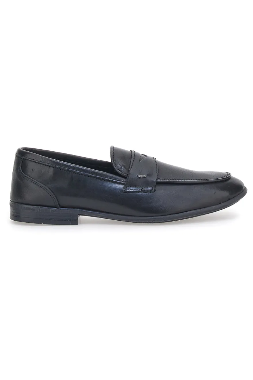 Mocassino in Vera Pelle Pittarello Plus 602503 Neri