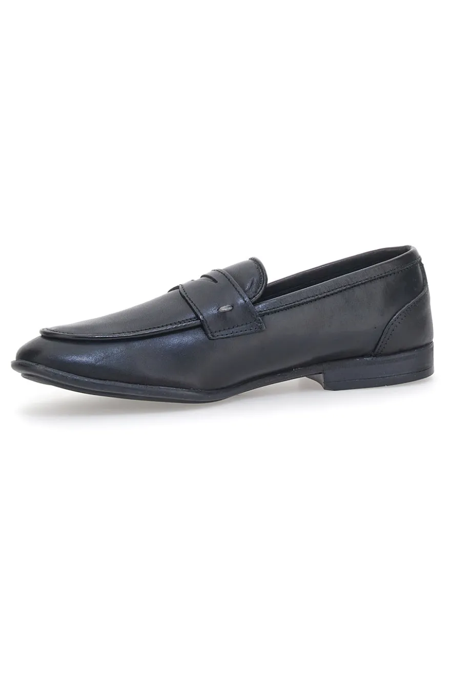 Mocassino in Vera Pelle Pittarello Plus 602503 Neri