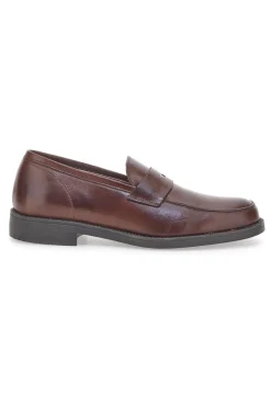 Mocassino Marrone Vera Pelle Longford 711