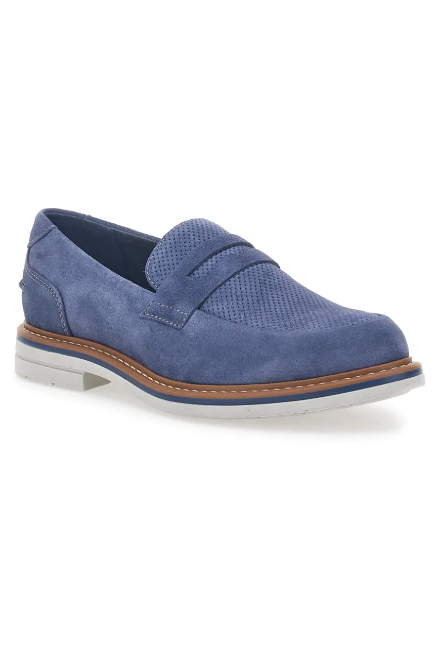 Mocassino Navy Scamosciato da Uomo Pittarello Active 2402