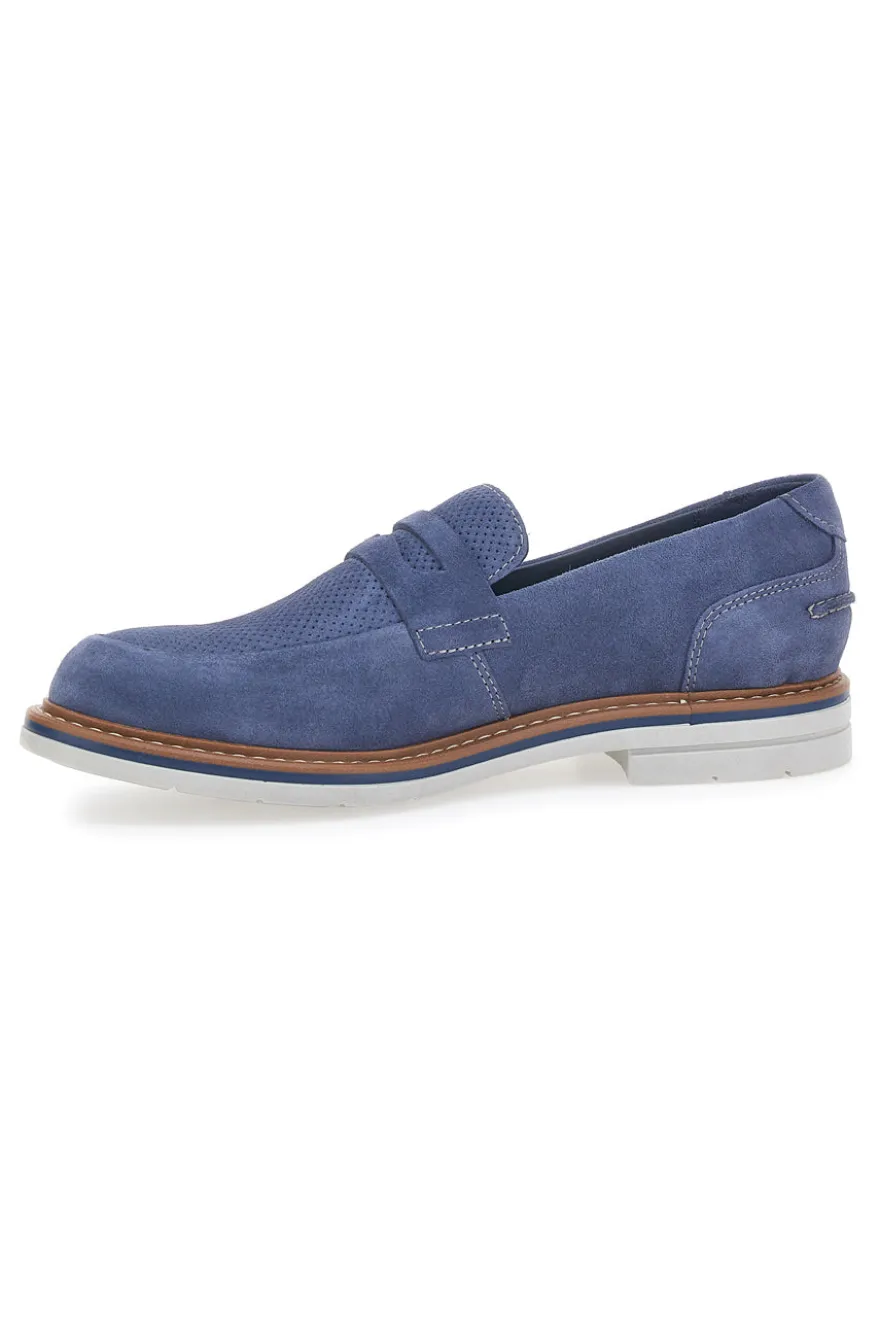 Mocassino Navy Scamosciato da Uomo Pittarello Active 2402