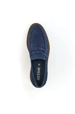 Mocassino Navy Scamosciato da Uomo Pittarello Active 2402