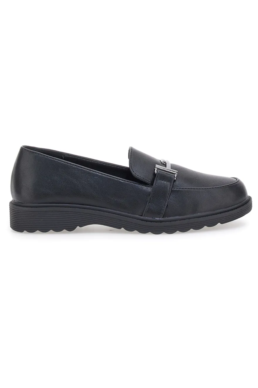 Mocassino nero CAFE' COST H526823