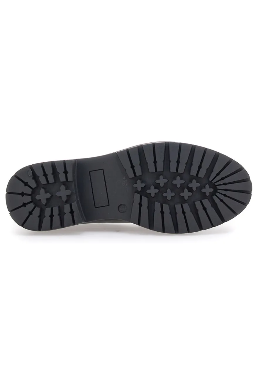 Mocassino Nero con Catena CAFE' COST 9Y7298