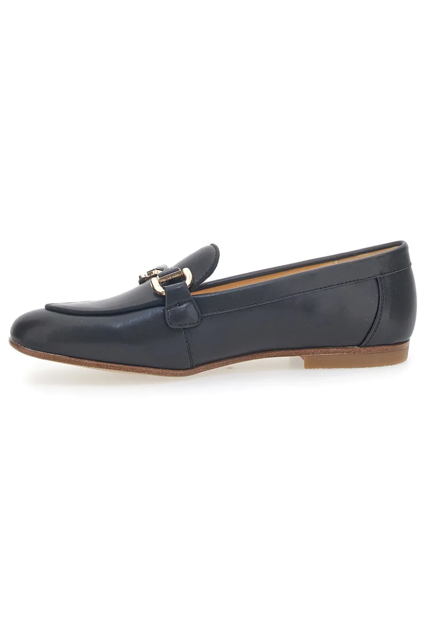 Mocassino nero con Morsetto Mariella Burani 50450