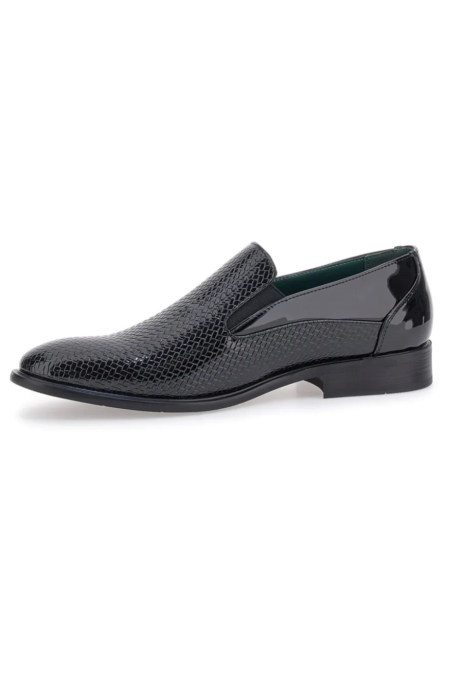 Mocassino Nero con Morsetto Eleganti GMV 165