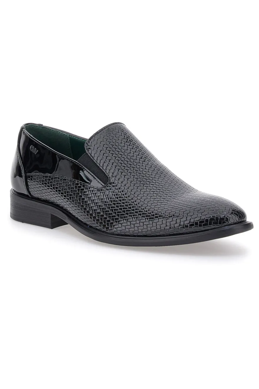Mocassino Nero con Morsetto Eleganti GMV 165