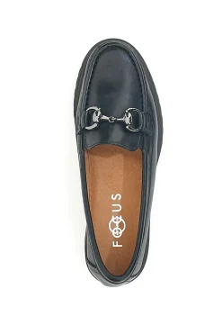 Mocassino nero in vera pelle PITTARELLO FOCUS 8300