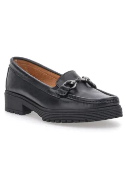 Mocassino nero in vera pelle PITTARELLO FOCUS 8300