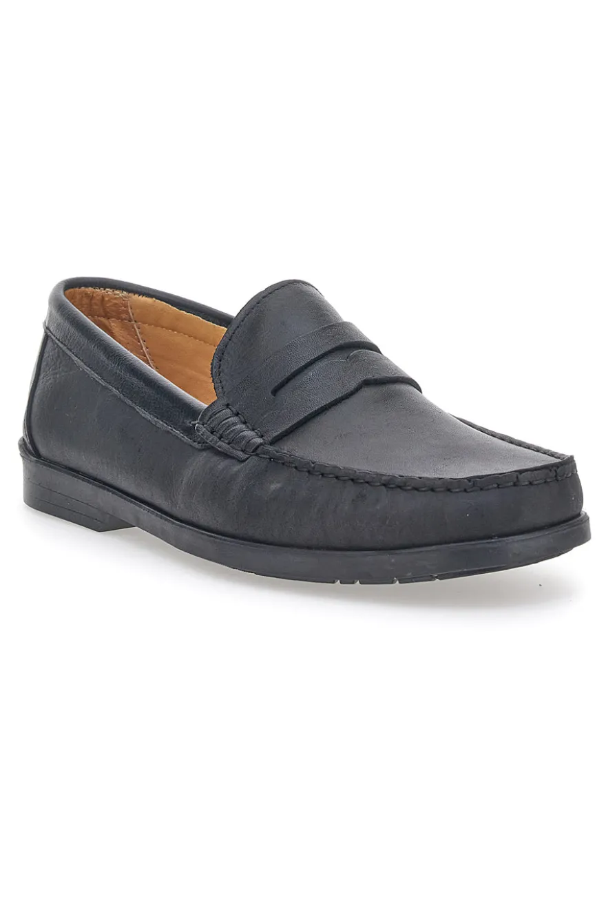 Mocassino Nero Made In Italy da Uomo Sevenoaks 195