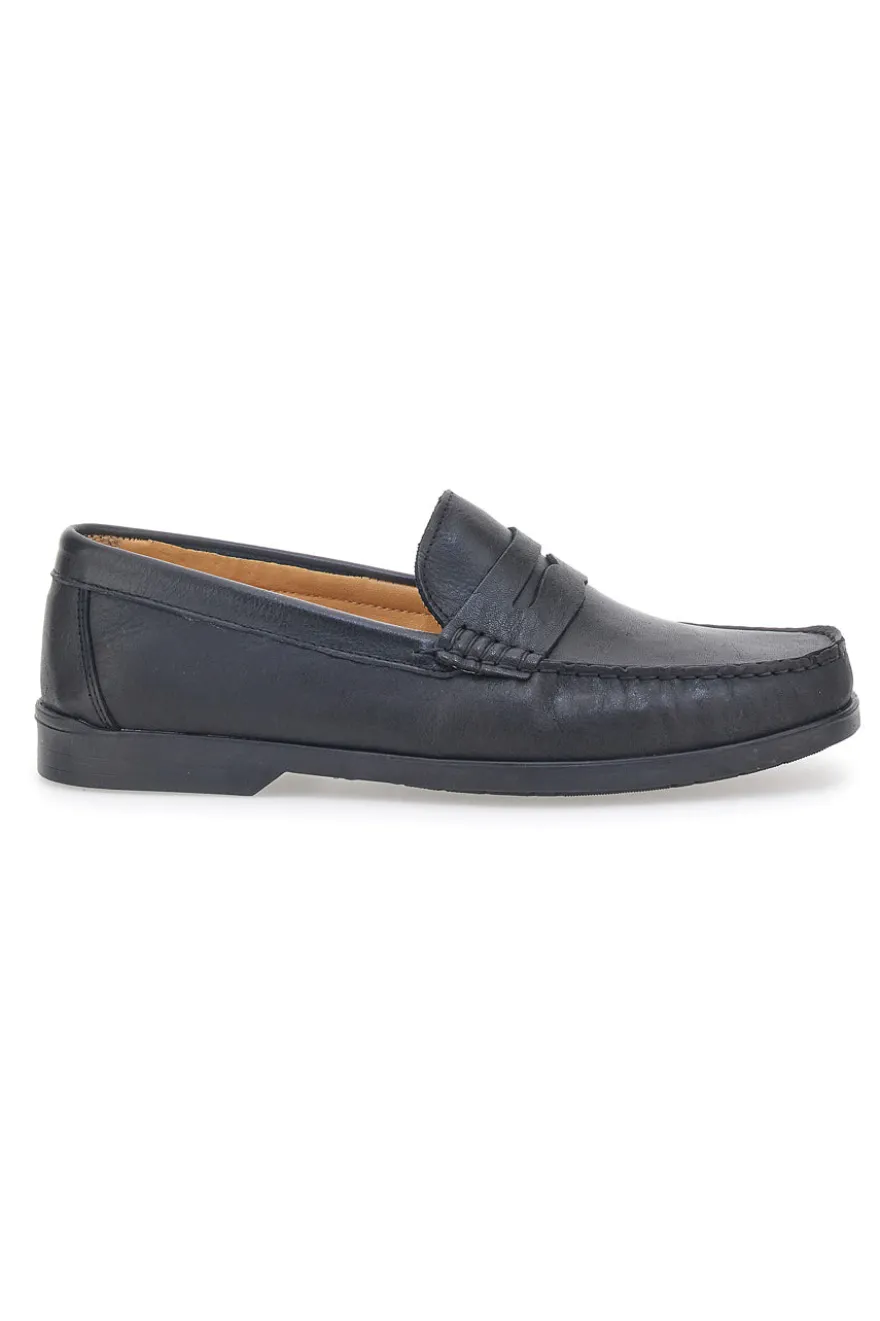 Mocassino Nero Made In Italy da Uomo Sevenoaks 195