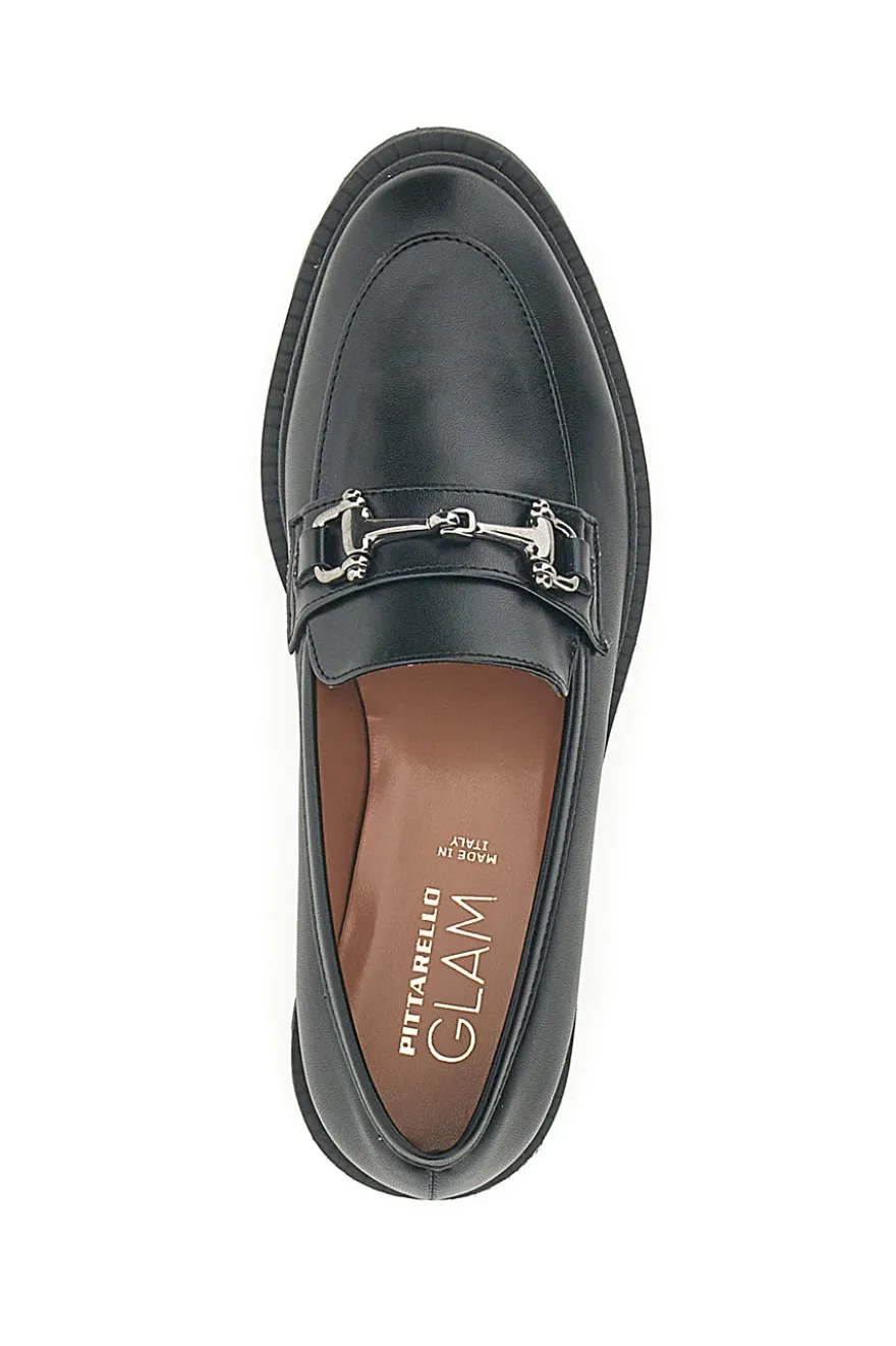 Mocassino Nero Opaco con Morsetto PITTARELLO GLAM 3500FC