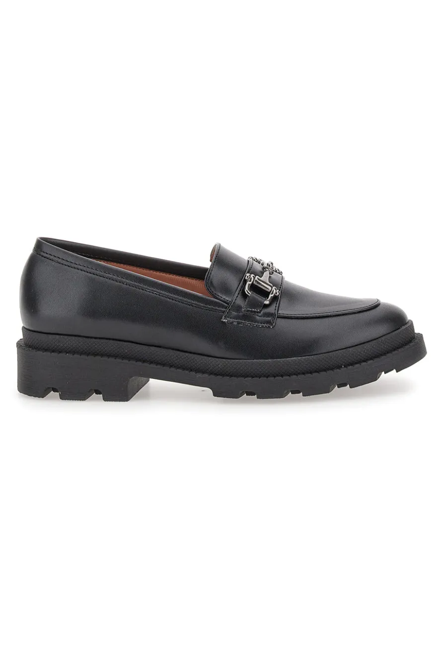 Mocassino Nero Opaco con Morsetto PITTARELLO GLAM 3500FC