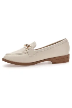 Mocassino Panna con Morsetto First Lady 417
