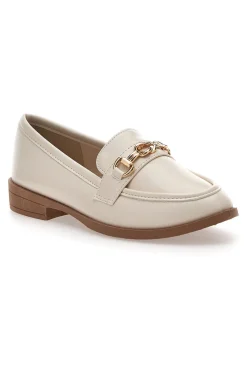 Mocassino Panna con Morsetto First Lady 417
