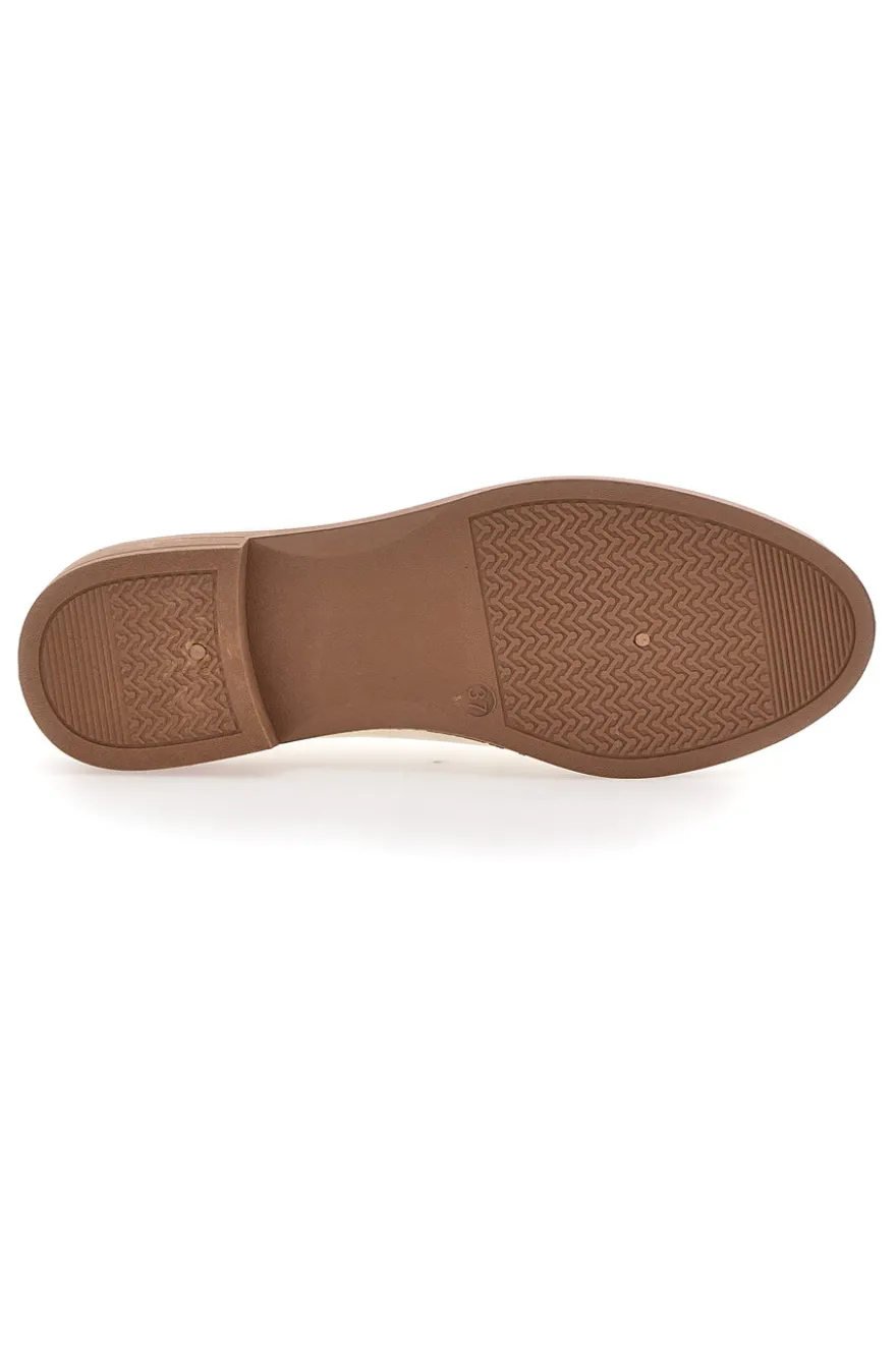 Mocassino Panna con Morsetto First Lady 417