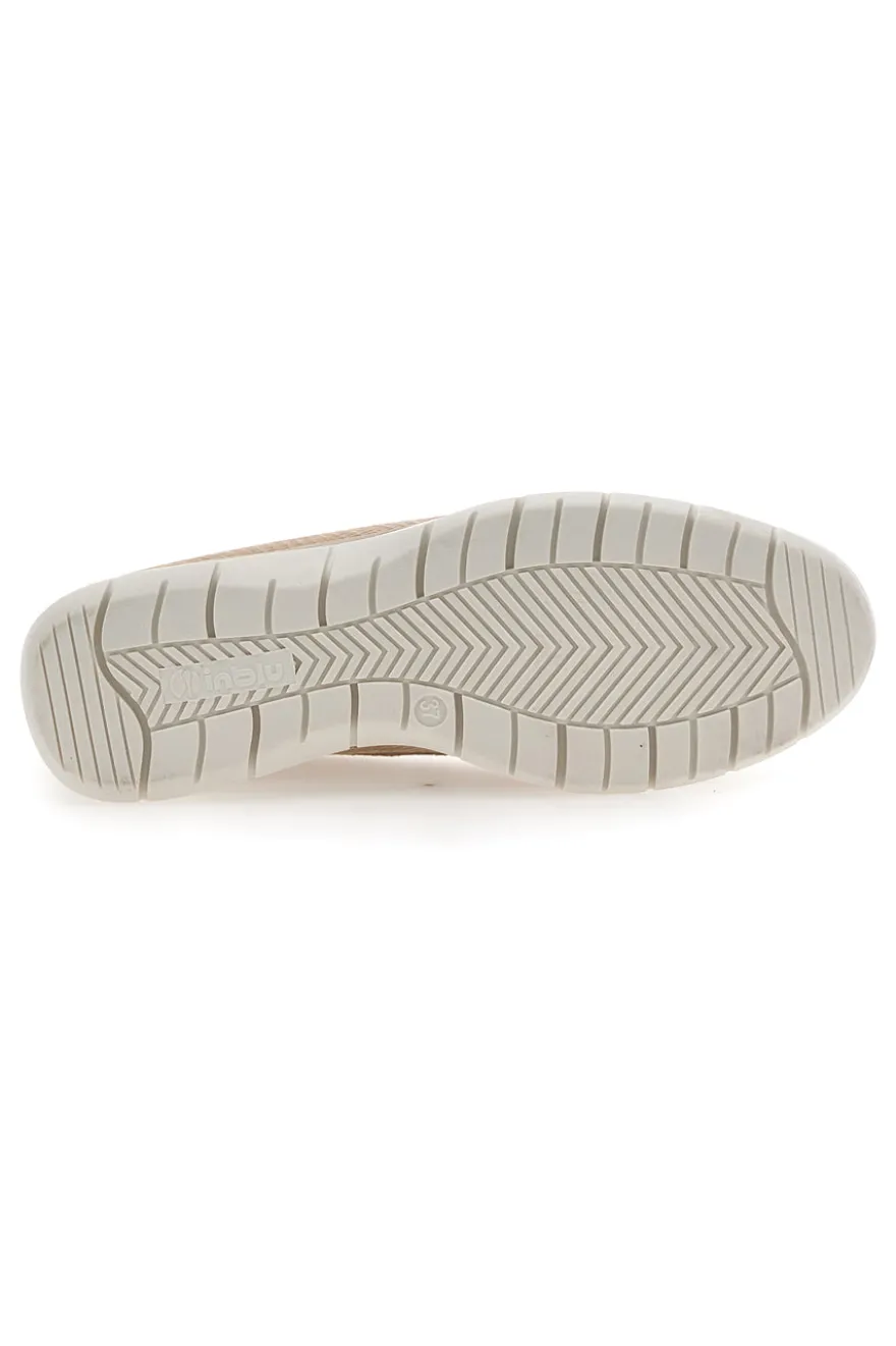 Mocassino Pitonato Beige Inblu 17 IC