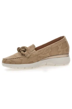 Mocassino Pitonato Beige Inblu 17 IC