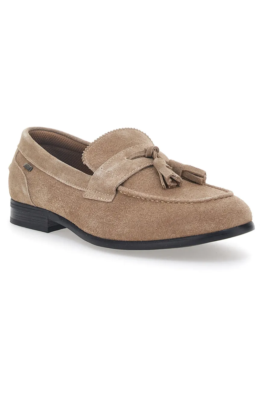 Mocassino Scamosciato Beige Solo Soprani 41820