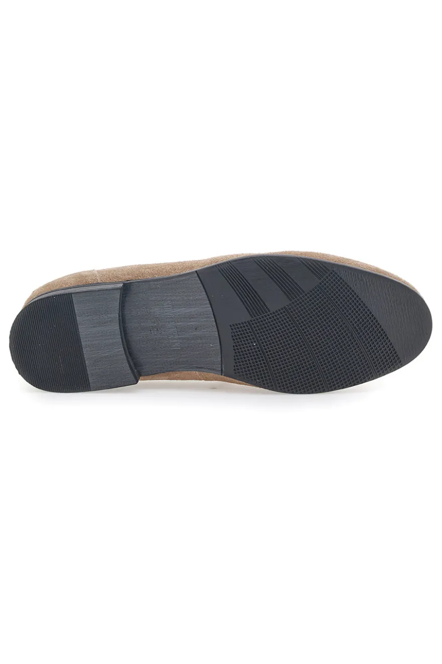 Mocassino Scamosciato Beige Solo Soprani 41820