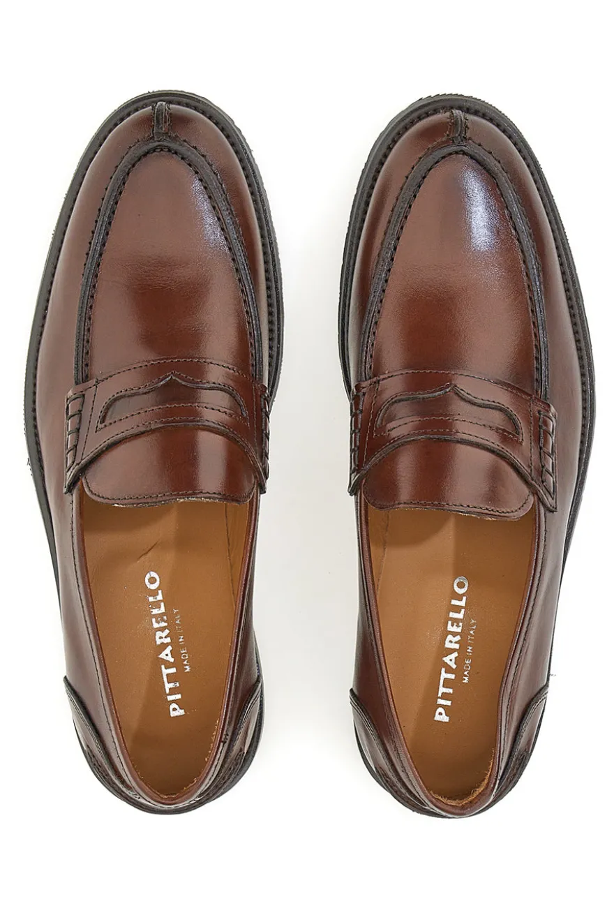 Mocassino Vera Pelle Cognac Pittarello 3251