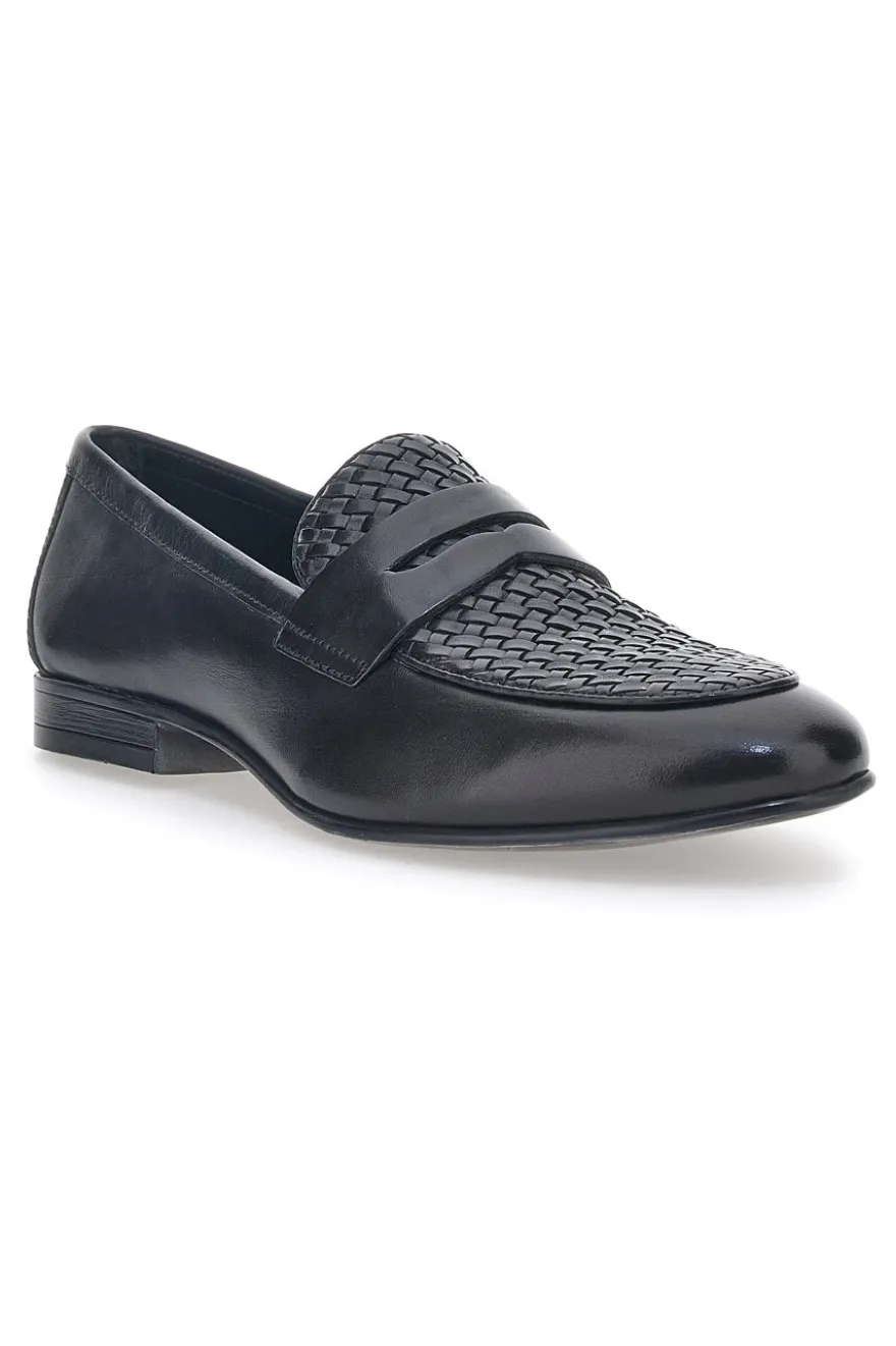 Mocassino Vera Pelle Neri Pittarello Class 1508