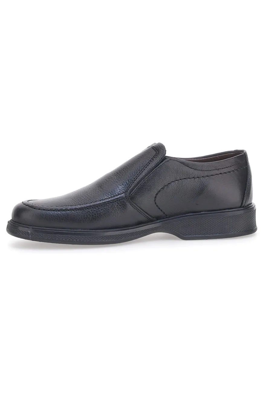 Mocassino Vera Pelle Nero Caio Veneno 21300