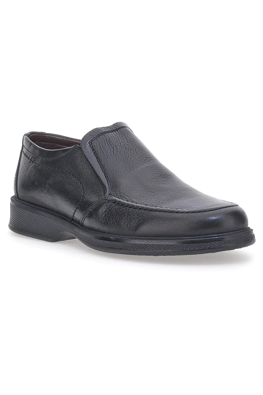 Mocassino Vera Pelle Nero Caio Veneno 21300