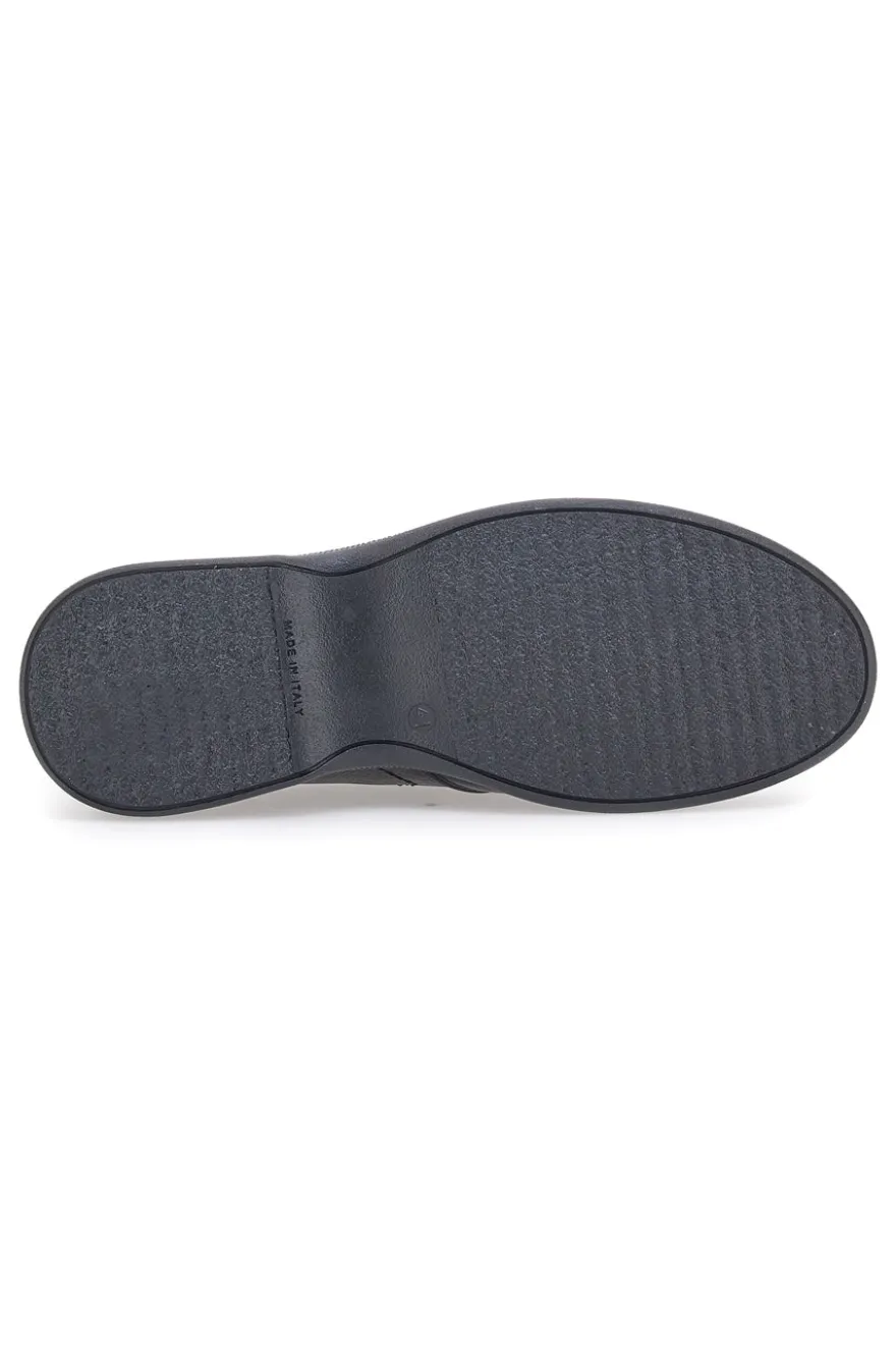 Mocassino Vera Pelle Nero Caio Veneno 21300