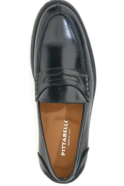 Mocassino Vera Pelle Nero Pittarello 3251