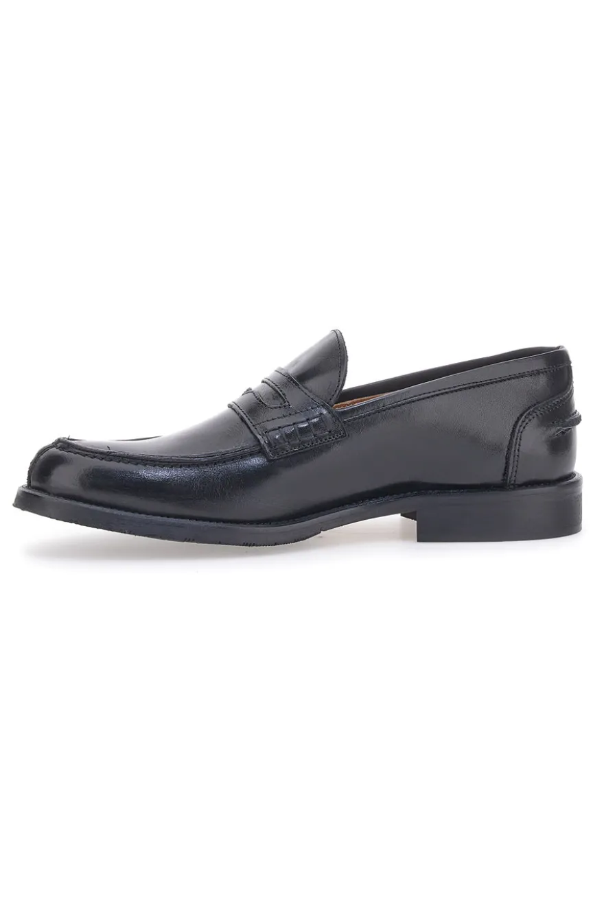 Mocassino Vera Pelle Nero Pittarello 3251