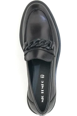 Mocassino Vera Pelle Nero Mio Tempo 243371