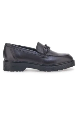 Mocassino Vera Pelle Nero Mio Tempo 243371