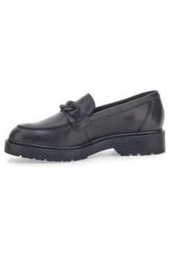 Mocassino Vera Pelle Nero Mio Tempo 243371