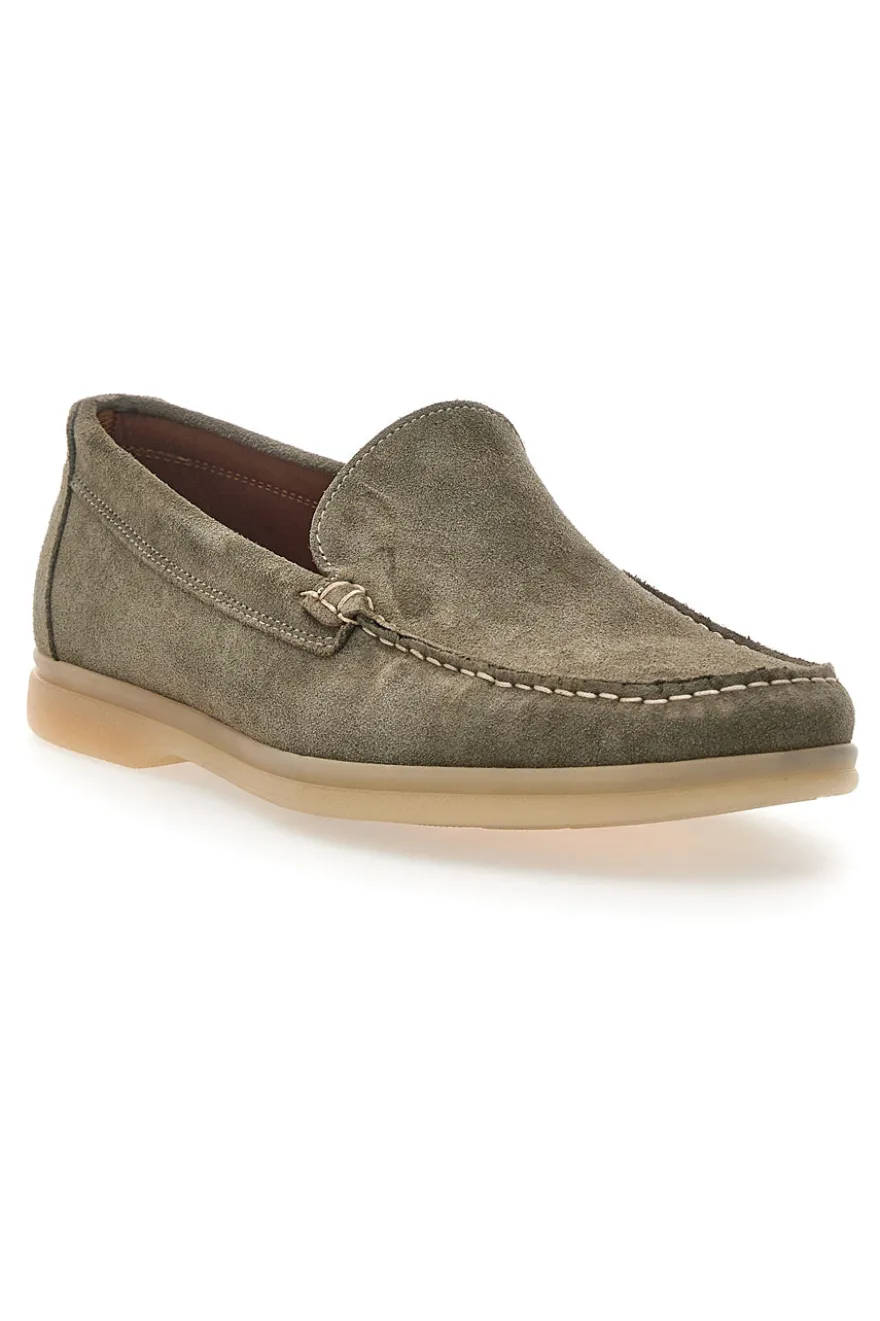 Mocassino Verde Vera Pelle Pittarello Focus 8410