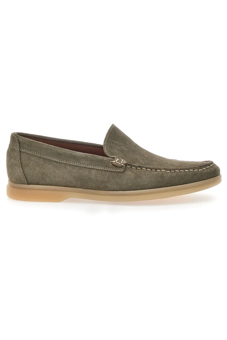 Mocassino Verde Vera Pelle Pittarello Focus 8410