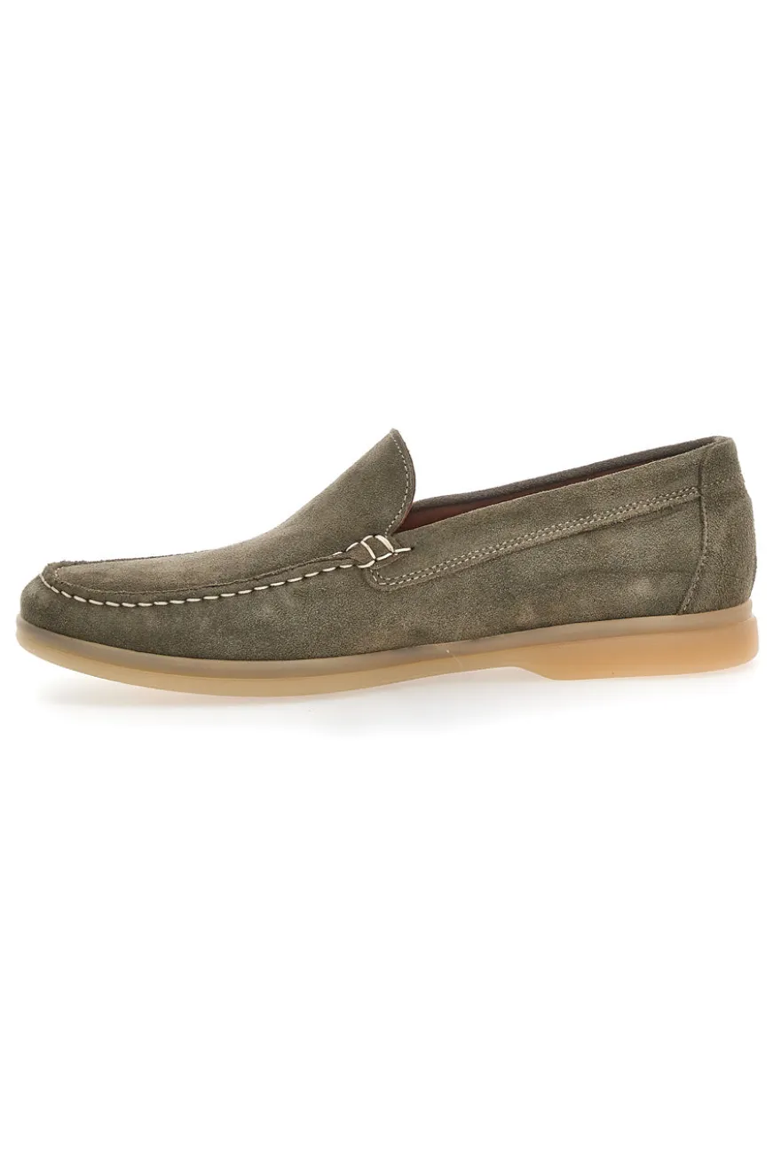 Mocassino Verde Vera Pelle Pittarello Focus 8410