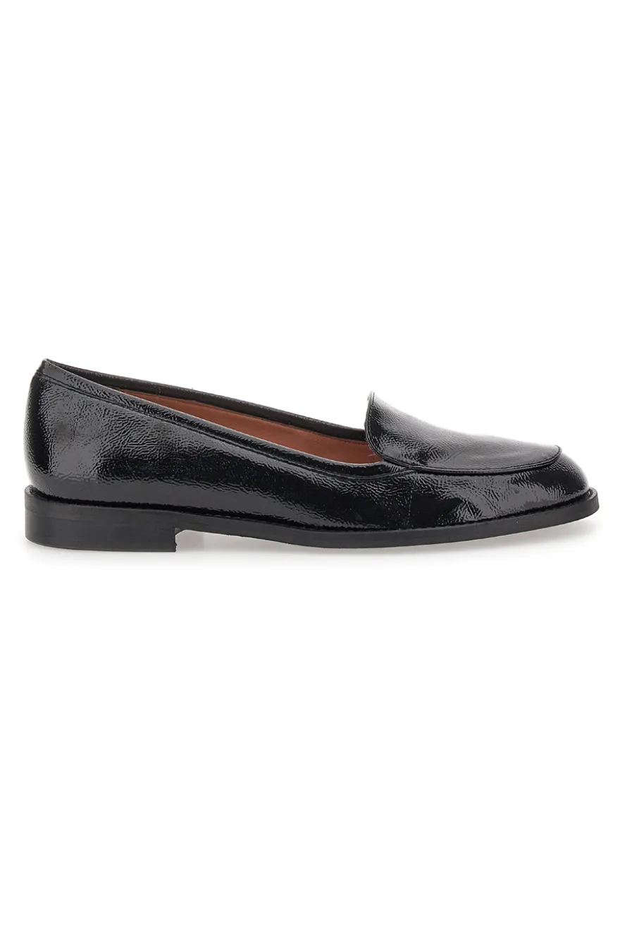 Mocassino vernice nera classico PITTARELLO GLAM 3659
