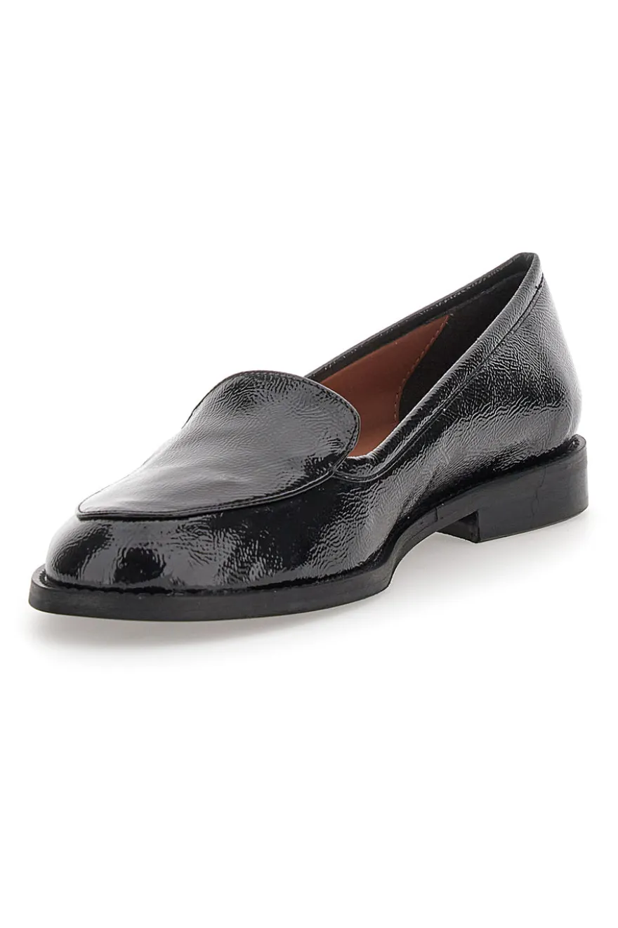Mocassino vernice nera classico PITTARELLO GLAM 3659