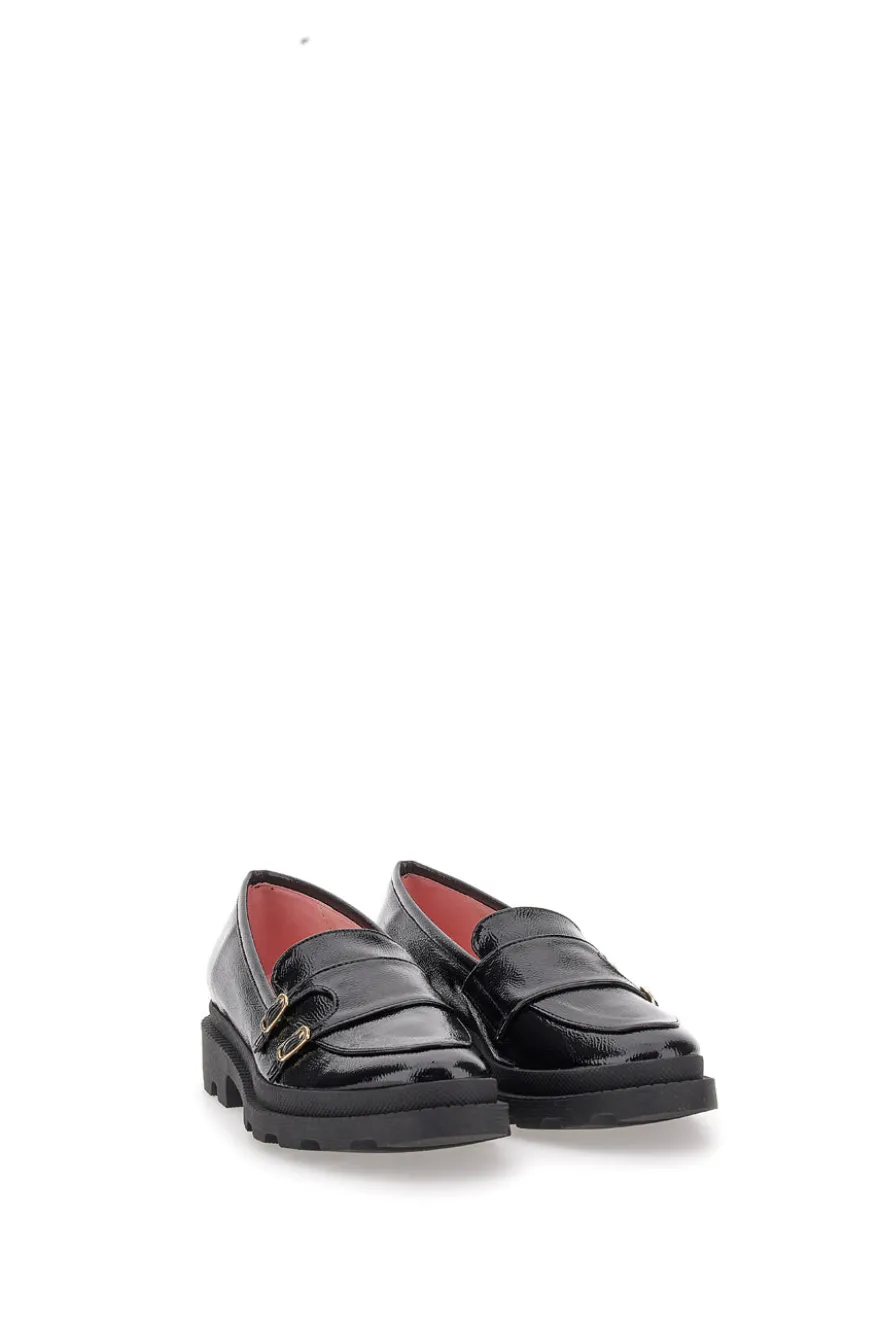 Mocassino Vernice Nera PITTARELLO GLAM 3666FC