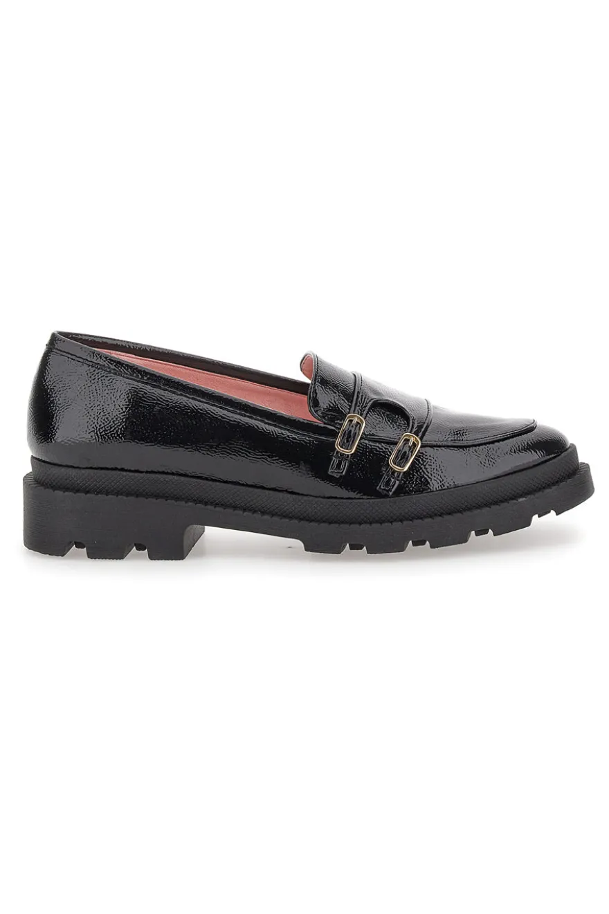 Mocassino Vernice Nera PITTARELLO GLAM 3666FC