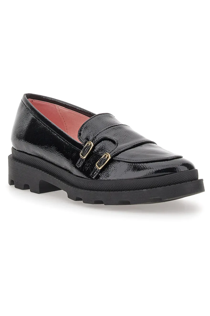 Mocassino Vernice Nera PITTARELLO GLAM 3666FC