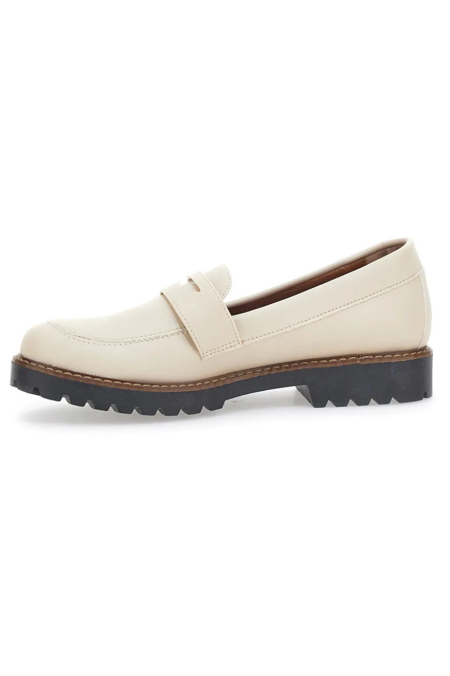 Mokassins Pittarello 3031 Creme